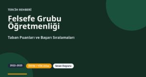 Felsefe Grubu Öğretmenliği Taban Puanları 2026 ve Başarı Sıralamaları (2022-2025)