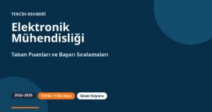 Elektronik Mühendisliği Taban Puanları 2026 ve Başarı Sıralamaları (2022-2025)