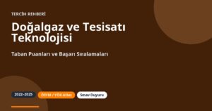 Doğalgaz ve Tesisatı Teknolojisi Taban Puanları 2026 ve Başarı Sıralamaları (2022-2025)