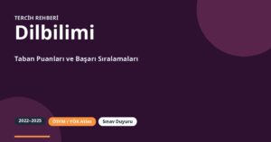 Dilbilimi Taban Puanları 2026 ve Başarı Sıralamaları (2022-2025)