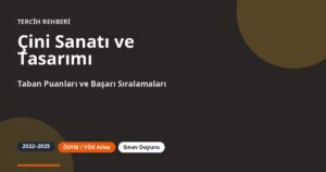 Çini Sanatı ve Tasarımı Taban Puanları 2026 ve Başarı Sıralamaları (2022-2025)